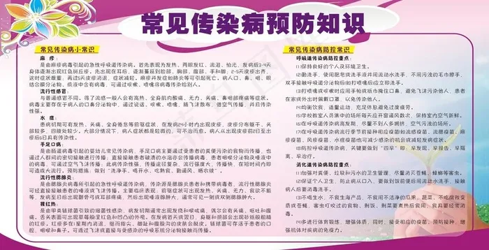 预防知识海报图片cdr矢量模版下载
