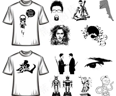t恤设计12款图片