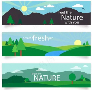 插画风植物素材