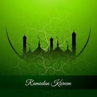 绿色背景矢量图