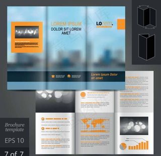 蓝色色调精美封面