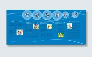 安全宣传知识橱窗展板