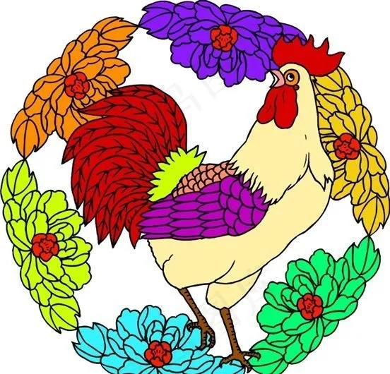 吉祥图案 中华传统图案 动物装饰图案 矢量素材 CDR格式_0055cdr矢量模版下载