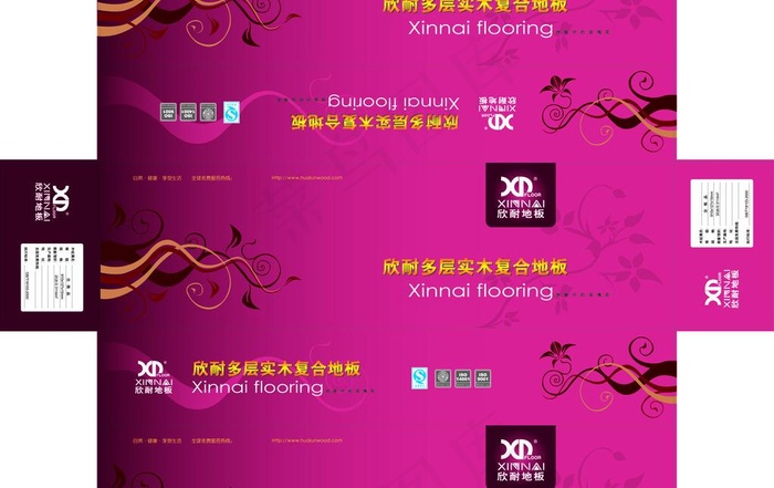 欣耐多层实木复合地板图片ai矢量模版下载