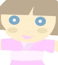 日本人的性格的女孩剪贴画