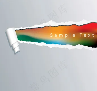 撕纸背景矢量背景
