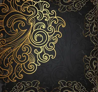 欧式花纹背景图片