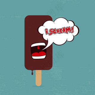 印花矢量图 可爱卡通 卡通人物 嘴...