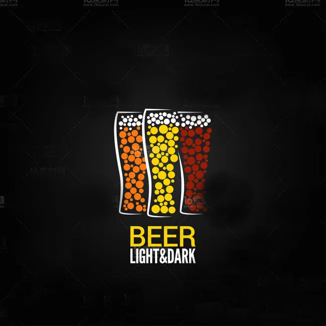 时尚酒吧创意LOGO设计矢量计eps,ai矢量模版下载