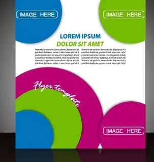 现代商务旅客和盖的小册子矢量素材0...