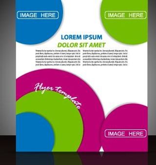 现代商务旅客和盖的小册子矢量素材0...