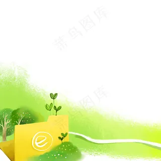 手绘春天背景 手绘春天背景