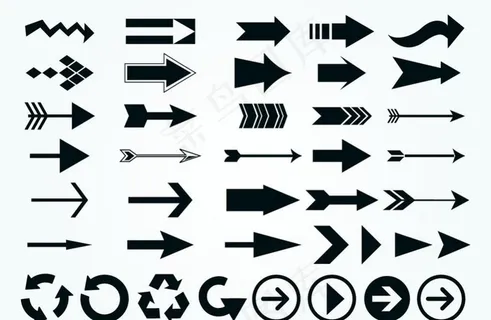 箭头矢量图片素材