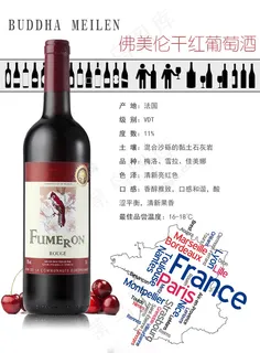 进口红酒 手机端宣传用图