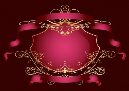 欧式盾牌花纹图片