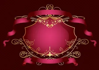 欧式盾牌花纹图片