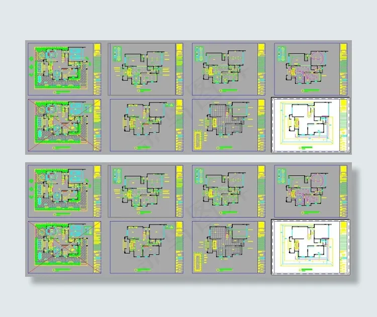 台商会长别墅CAD施工图