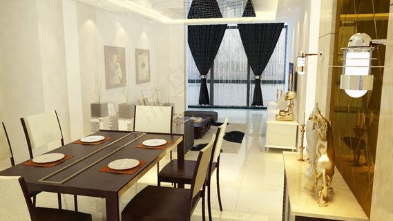 客厅装饰效果图MAX文件下载