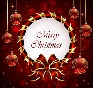 梦幻光斑圣诞节背景图片