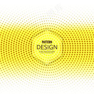 黄色背景矢量图