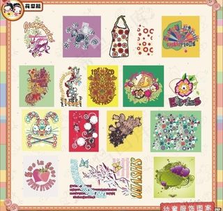 童装印花花草篇图片