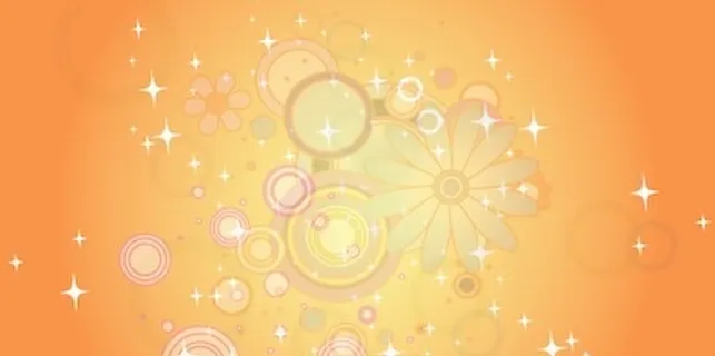 多彩花纹矢量图形