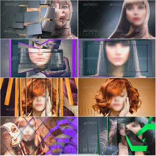 25款时尚真实3D过渡转场动画AE...