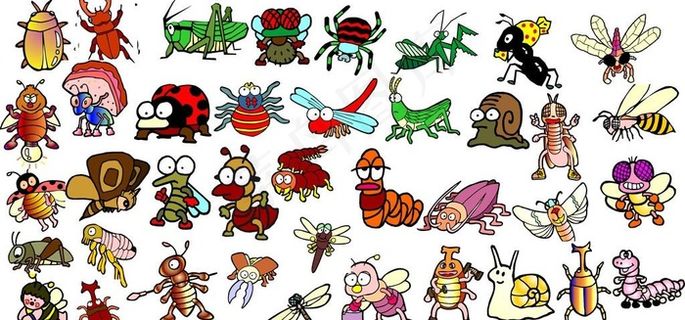 卡通动物素材图片