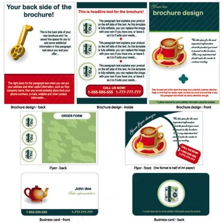 企业宣传VI视觉系统矢量素材