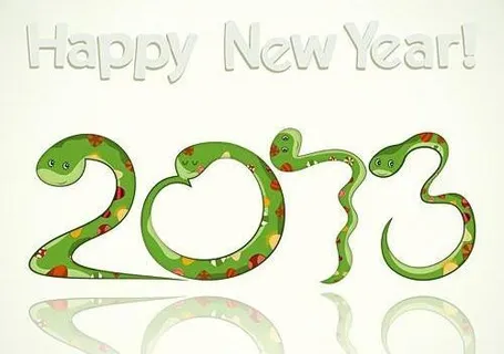 2013蛇年字体设计矢量素材二