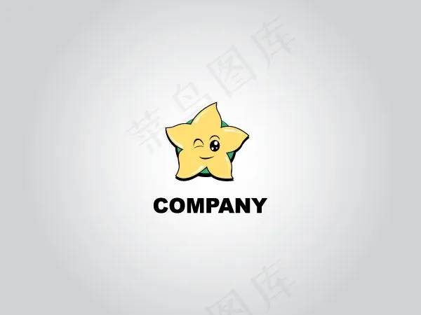 卡通五角星设计ai矢量模版下载