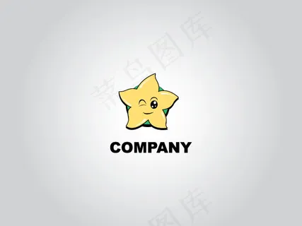 卡通五角星设计