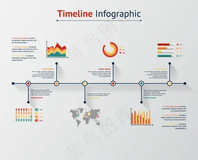 商务信息图矢量图