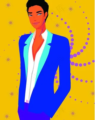 欧矢量素材花纹图片