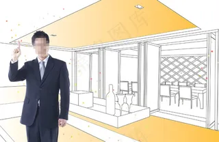 高清PSD分层素材企业领导