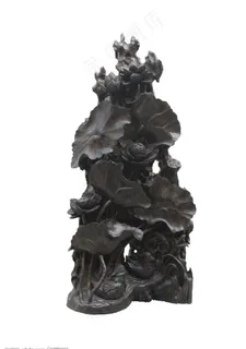 木雕-荷花图片