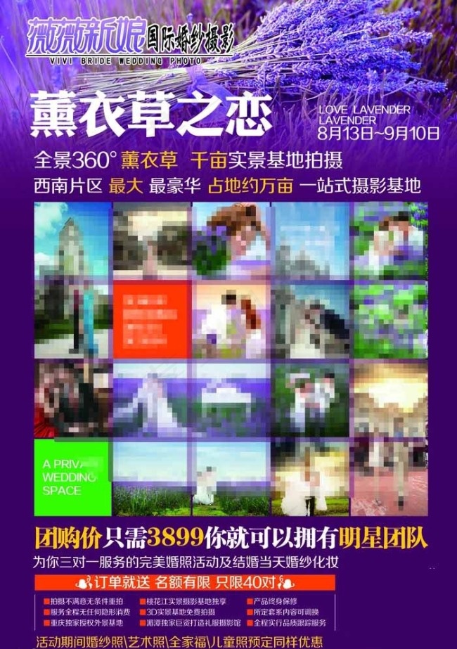 薰衣草之恋影楼图片