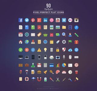 彩色扁平图标集合