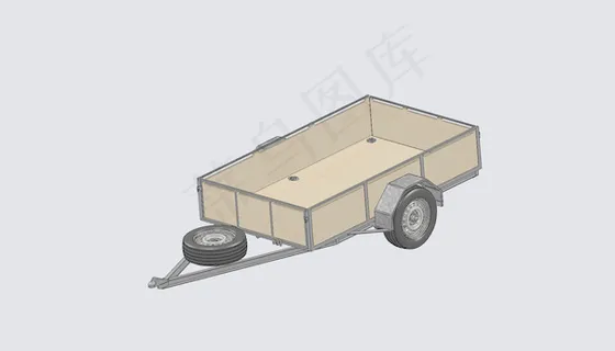4英尺×8英尺的拖车