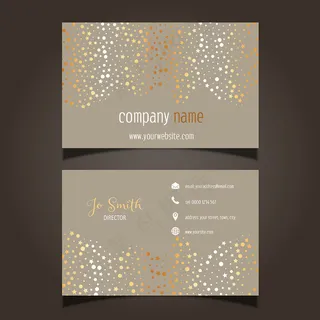 黑色蓝色IT科技大气名片