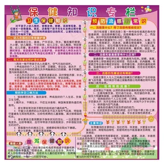 幼儿园健康卫生知识宣传栏