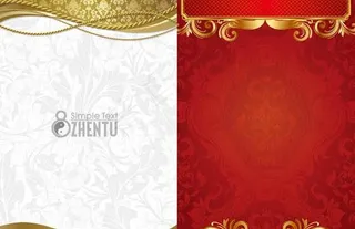 古典展板模板图片