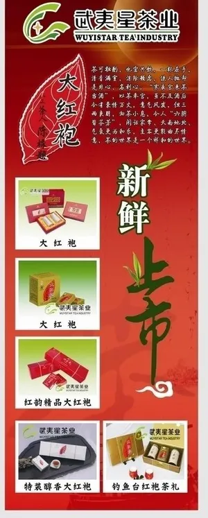 武夷山红茶x展架图片