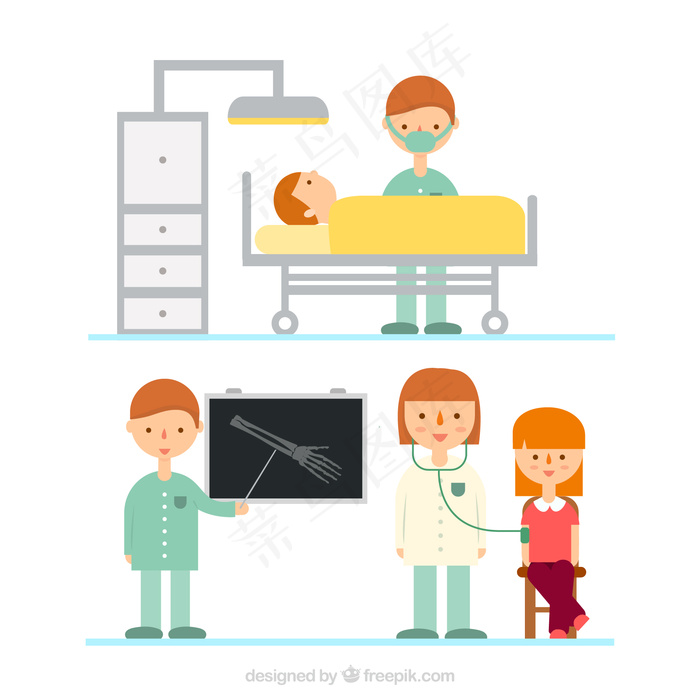 平面设计中的医疗照顾