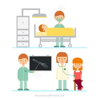 平面设计中的医疗照顾