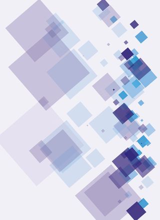 简约大气科技几何方块线条展板海报背...