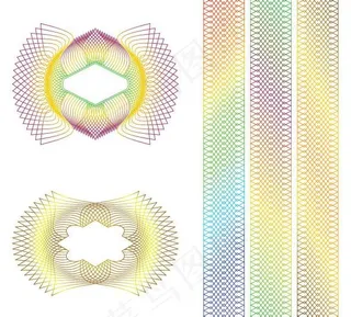 欧式防伪花纹图片