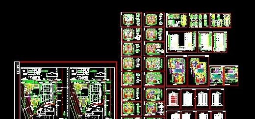 某高层文教大院住宅建筑施工图