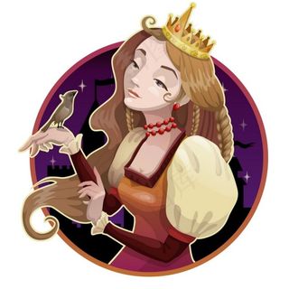 手中小鸟皇后图片