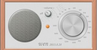 老式收音机图片